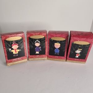 Hallmark Keepsake Peanuts Charlie Brown Christmas Set of 4